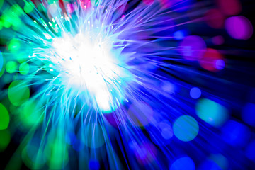 Abstract Bokeh multi colors background, colorful defocused dot, Soft focus backdrop, Christmas...