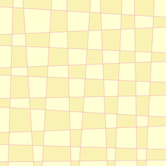 The Light Yellow Checkerboard Pattern Background Template