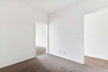 Empty and unfurnished brand new apartment