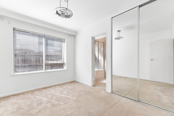 Empty and unfurnished brand new apartment