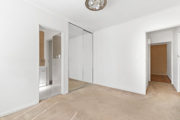 Empty and unfurnished brand new apartment