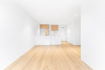 Empty and unfurnished brand new apartment