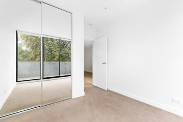 Empty and unfurnished brand new apartment