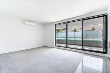 Empty and unfurnished brand new apartment