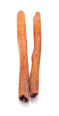 Cinnamon Sticks Stacked isolated on White background