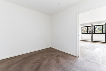 Empty and unfurnished brand new apartment