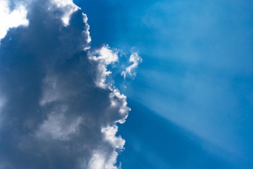 blue sky with clouds