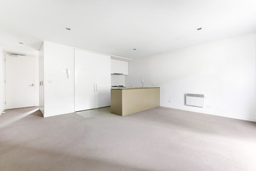 Empty and unfurnished brand new apartment