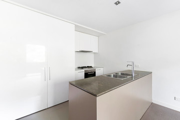 Empty and unfurnished brand new apartment