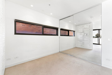 Empty and unfurnished brand new apartment