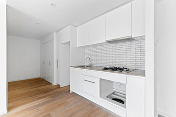Empty and unfurnished brand new apartment