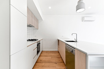 Empty and unfurnished brand new apartment