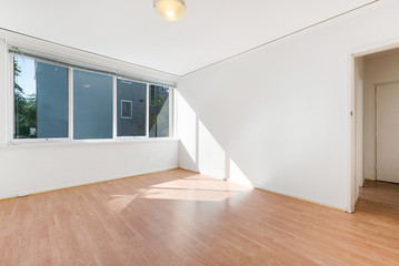 Empty and unfurnished brand new apartment
