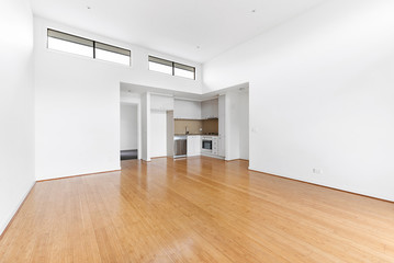 Empty and unfurnished brand new apartment