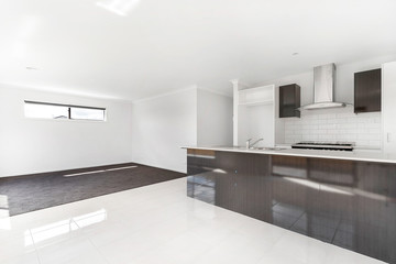 Empty and unfurnished brand new apartment