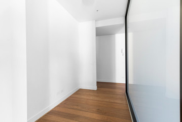 Empty and unfurnished brand new apartment