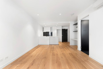 Empty and unfurnished brand new apartment