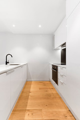 Empty and unfurnished brand new apartment