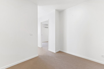 Empty and unfurnished brand new apartment