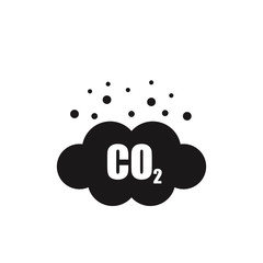 co2 emissions vector icon