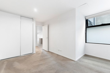 Empty and unfurnished brand new apartment