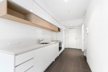 Empty and unfurnished brand new apartment