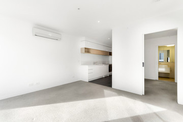 Empty and unfurnished brand new apartment