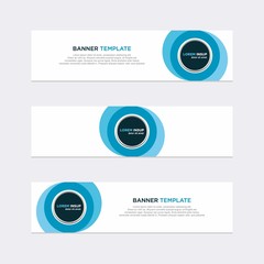 Modern vector banner web background abstract design template