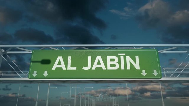 the plane landing in Al jabin yemen
