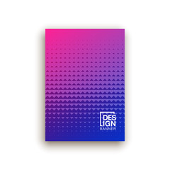 Halftone dots cover page layouts vector design. Flat geometric backgrounds. Party posters set with radial halftone dots gradient texture. Music flyer frame templates. Retro cover pages.