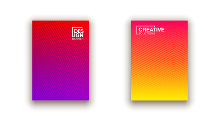 Social media duotone gradient background set. Social network stories soft colorful theme pack. Rainbow graphic display, wallpaper. Modern vibrant mobile app design. Blending bright duo colors template