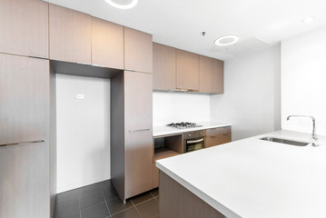Empty and unfurnished brand new apartment