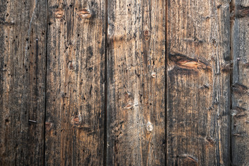 Weathered Oak Wooden Boards Background or Backdrop
