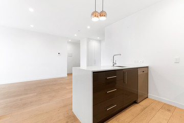Empty and unfurnished brand new apartment