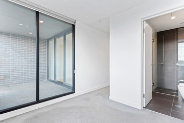 Empty and unfurnished brand new apartment