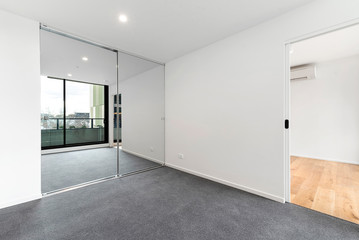 Empty and unfurnished brand new apartment