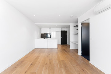 Empty and unfurnished brand new apartment