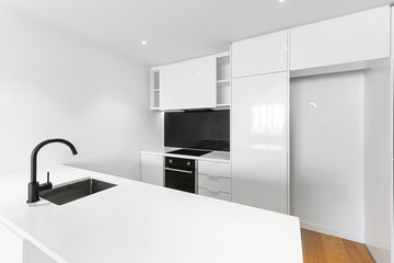 Empty and unfurnished brand new apartment