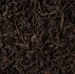 Dry Black Tea leaves close-up