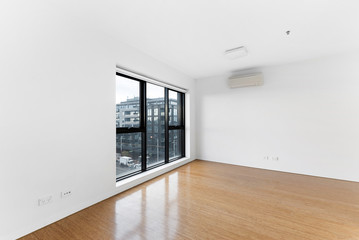 Empty and unfurnished brand new apartment