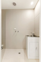 Empty and unfurnished brand new apartment