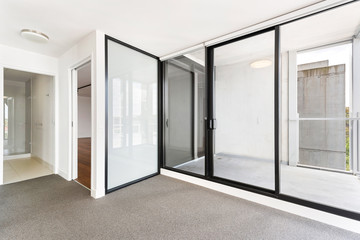 Empty and unfurnished brand new apartment