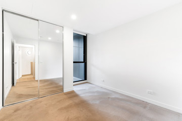 Empty and unfurnished brand new apartment