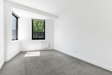 Empty and unfurnished brand new apartment