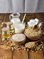 Natural organic soy products