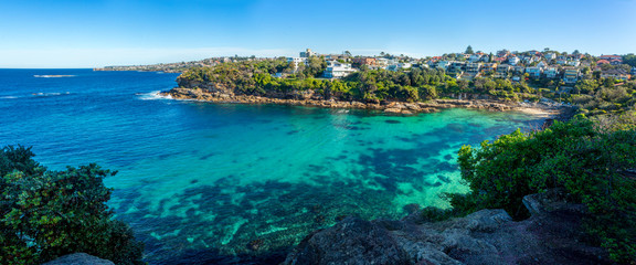 Panoramic views of Gordons Bay Sydney