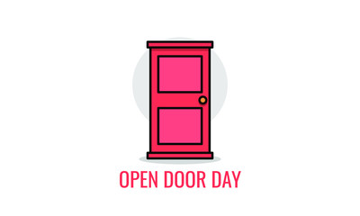 Open Door Day Poster Design