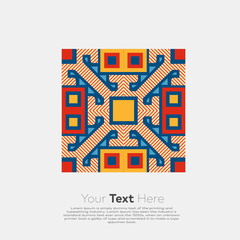 geometric ethnic pattern seamless design