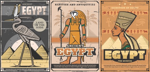 Ancient Egypt Nefertiti, pharaoh pyramids, Horus