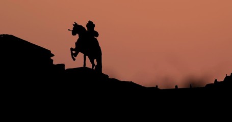 Moonrise Sunrise Sunset Silhouette Time Lapse